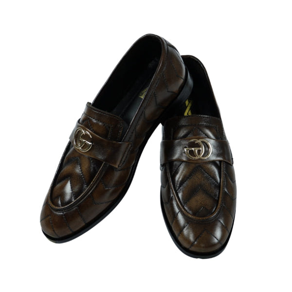 Weave Formal Shoes Leather
